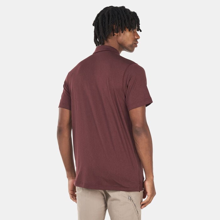 Columbia Men's Tech Trail™ Polo T-Shirt Purple Columbia Men's Tech Trail™ Polo T-Shirt Purple image number 1