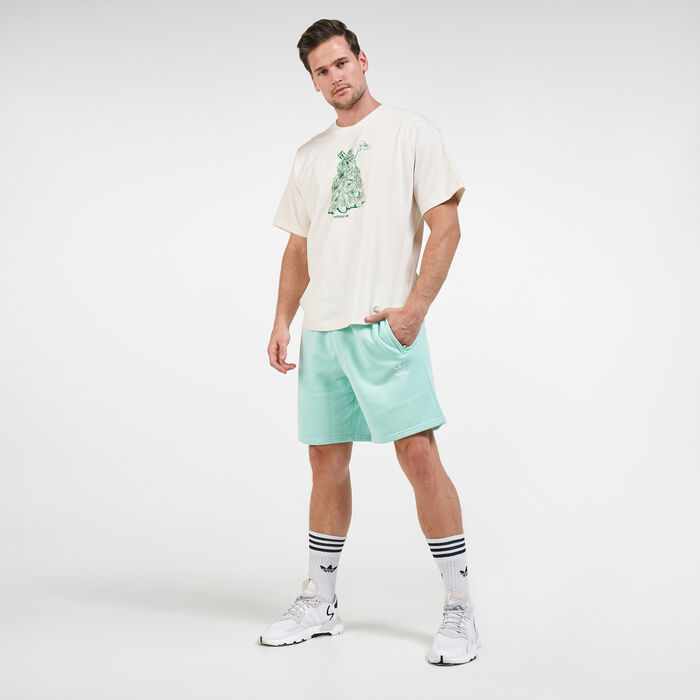 adidas Originals Men's Trefoil Essentials Shorts Green image number 2