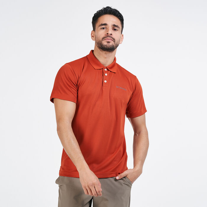 Columbia Men's Utilizer™ Polo T-Shirt Brown image number 0