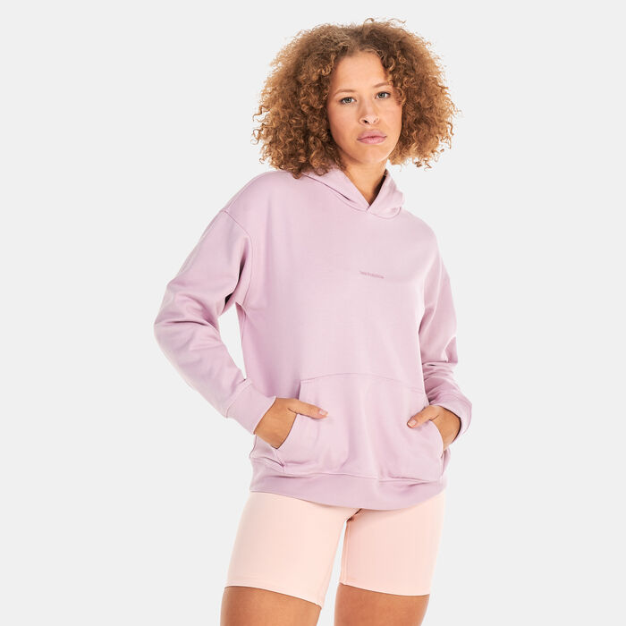 New Balance Women's Athletics Nature State French Terry Hoodie Beige New Balance Women's Athletics Nature State French Terry Hoodie Beige image number 0