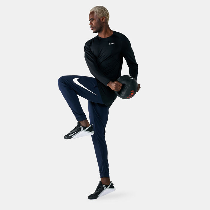 Nike Men's Dri-FIT Dry Graphic Tapered Training Pants Blue Nike Men's Dri-FIT Dry Graphic Tapered Training Pants Blue image number 2