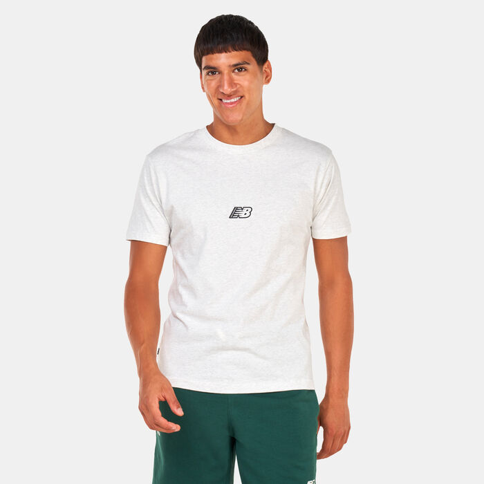 New Balance Men's Essentials T-Shirt Grey New Balance Men's Essentials T-Shirt Grey image number 0