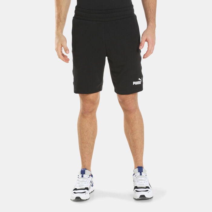 PUMA Men's Essentials+ Tape Shorts Black image number 0