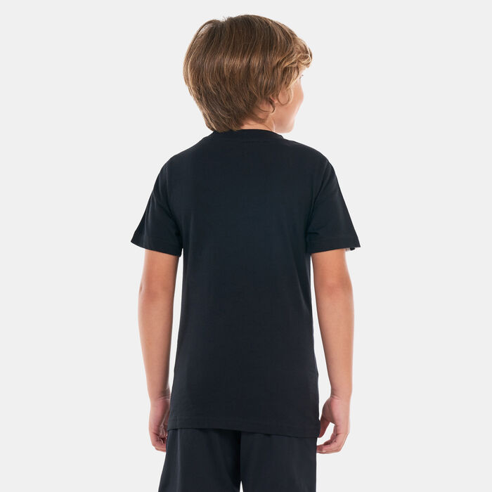 adidas Kids' Essentials 3-Stripes T-Shirt Black adidas Kids' Essentials 3-Stripes T-Shirt Black image number 1