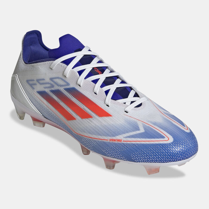 adidas Men's F50 Pro Firm Ground Football Shoes White image number 1