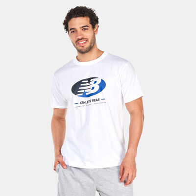 New Balance Men's Essentials Reimagined Graphic T-Shirt Green