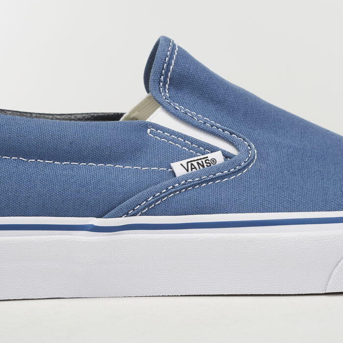 Vans Classic Slip-On Unisex Shoes Blue Vans Classic Slip-On Unisex Shoes Blue image number 5