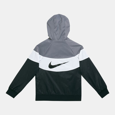 Nike Kids' Wind Runner Jacket (Older Kids) Grey