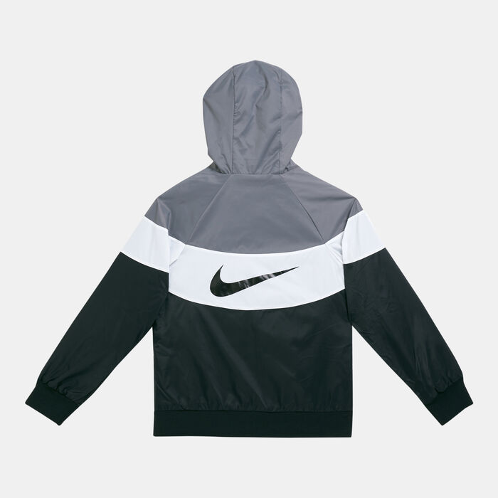 Nike Kids' Wind Runner Jacket (Older Kids) Grey Nike Kids' Wind Runner Jacket (Older Kids) Grey image number 1