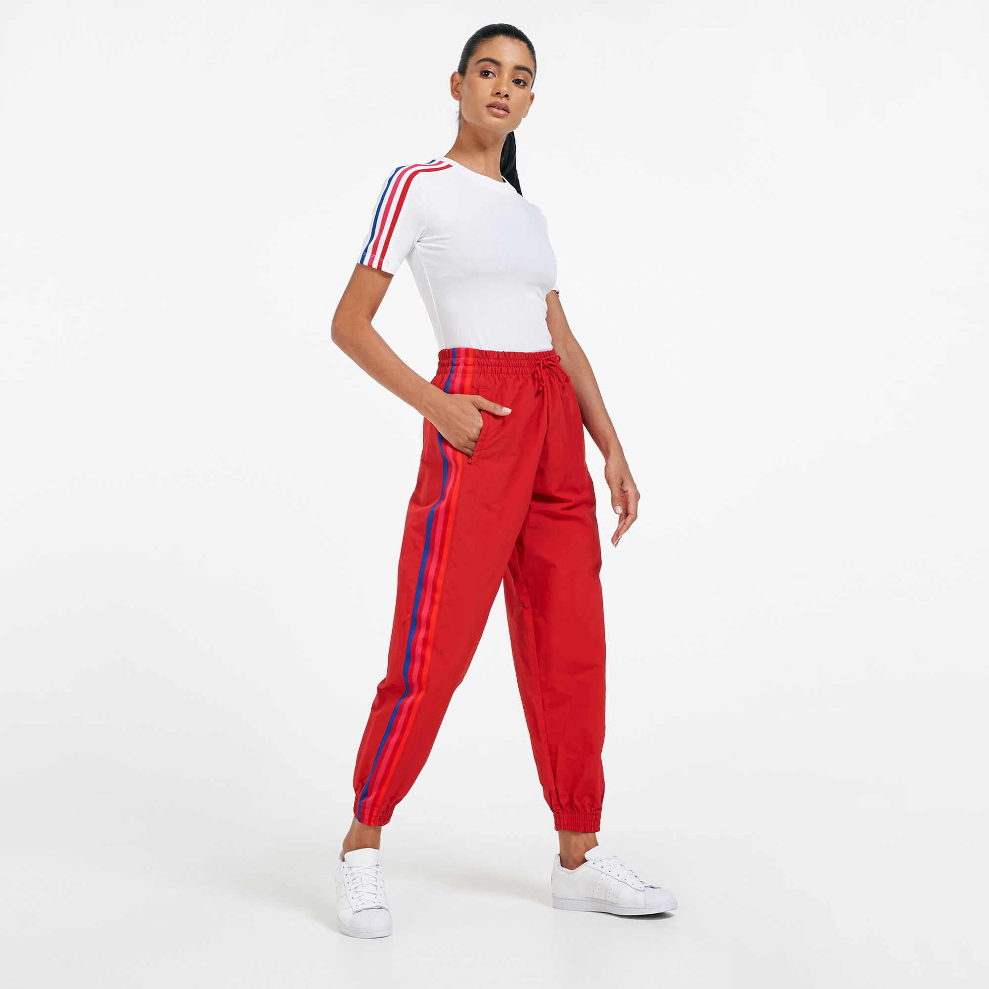 Women s Track Pants Red adidas Originals in Qatar SSS