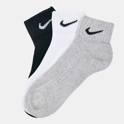 Nike Value Quarter Socks (3 Pack) Ivory