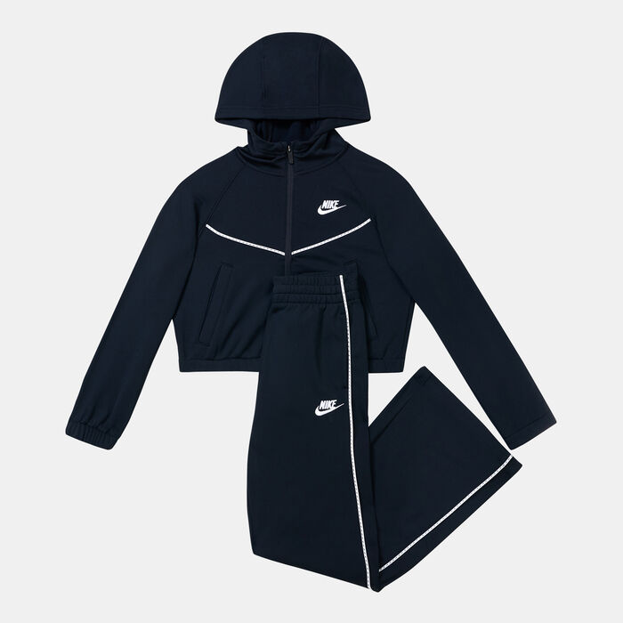 Nike Kids' Sportswear Hooded Tracksuit (Older Kids) Black Nike Kids' Sportswear Hooded Tracksuit (Older Kids) Black image number 1