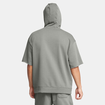 Under Armour Men's Project Rock Short-Sleeve Training Hoodie Green