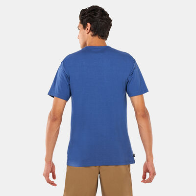 Vans Men's Off The Wall Classic T-Shirt Blue Vans Men's Off The Wall Classic T-Shirt Blue