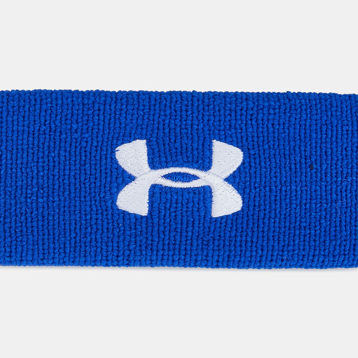 Under Armour Men's Performance Headband Blue Under Armour Men's Performance Headband Blue image number 2