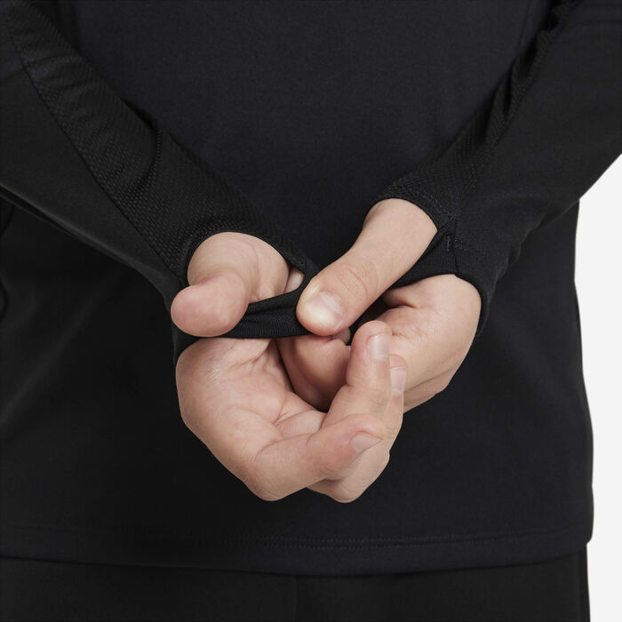 Nike Kids' Dri-FIT Academy Football Drill Top Black Nike Kids' Dri-FIT Academy Football Drill Top Black image number 3