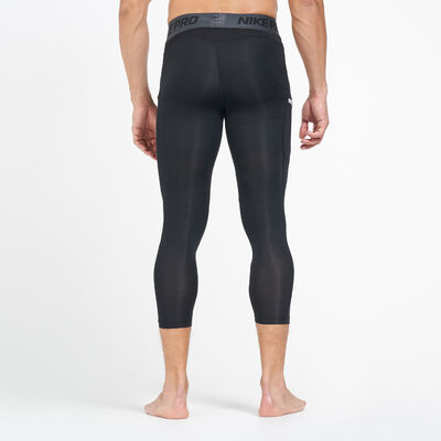Nike Men's Pro 3/4 Basketball Tights Black Nike Men's Pro 3/4 Basketball Tights Black