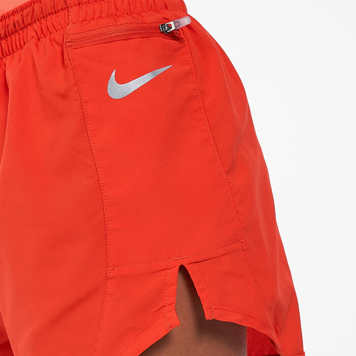 Nike Women's Tempo Luxe 3-Inch Shorts Red image number 3