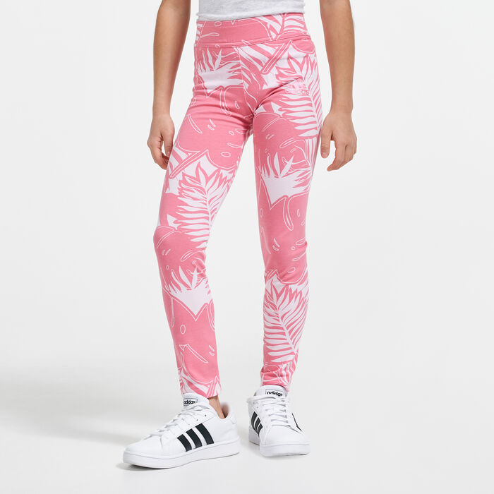 adidas Kids' Future Icons Leggings Pink adidas Kids' Future Icons Leggings Pink image number 0