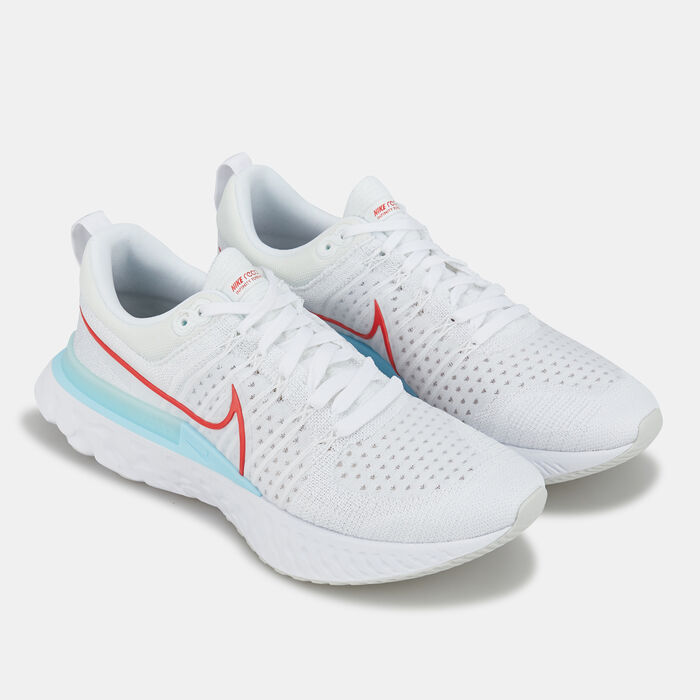 Nike Men's React Infinity Flyknit Shoe White Nike Men's React Infinity Flyknit Shoe White image number 1