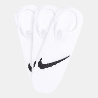 Nike Kids' Everyday Lightweight Footie Socks - 3 Pack (Older Kids) White Nike Kids' Everyday Lightweight Footie Socks - 3 Pack (Older Kids) White