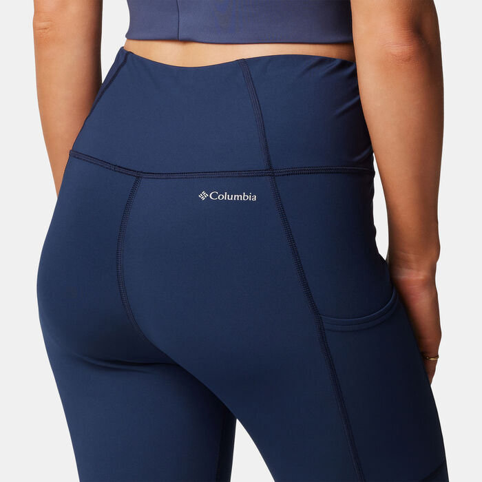 Columbia Women's Boundless Trek Leggings Blue Columbia Women's Boundless Trek Leggings Blue image number 4