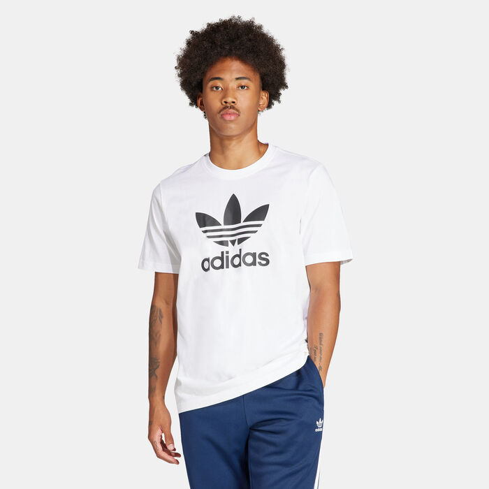adidas Originals Men's Adicolor Trefoil T-Shirt White adidas Originals Men's Adicolor Trefoil T-Shirt White image number 0