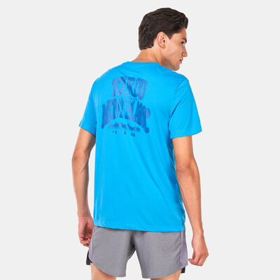 Nike Men's Dri-FIT Trail T-Shirt Blue