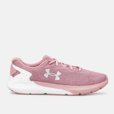 Under Armour Women's UA Charged Rogue 3 Knit Running Shoe Pink