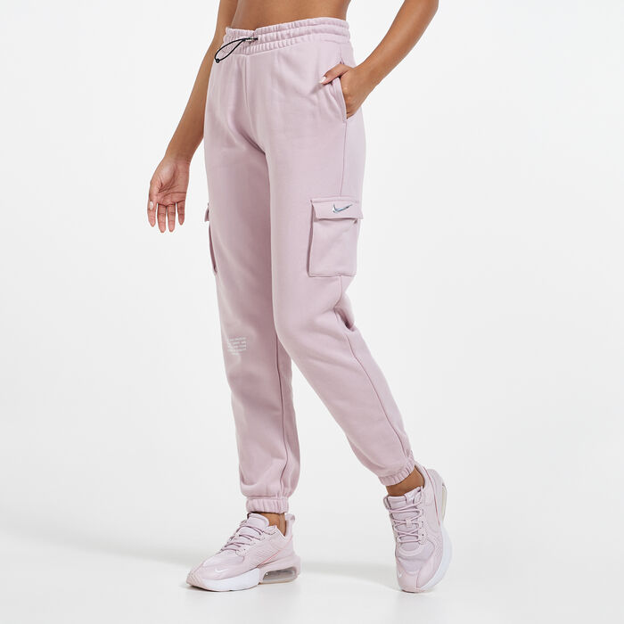 Nike Women's Sportswear Swoosh Sweatpants Red Nike Women's Sportswear Swoosh Sweatpants Red image number 0