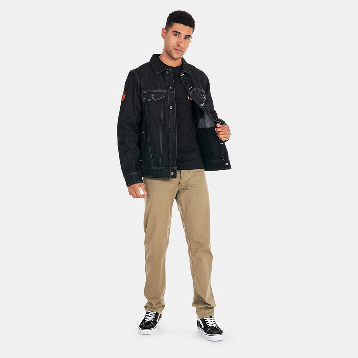Vans Men's x Stranger Things HFC Jean Jacket Black Vans Men's x Stranger Things HFC Jean Jacket Black image number 2