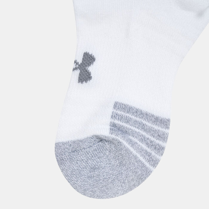 Under Armour Kids' HeatGear® No-Show Socks (Older Kids) - 3 Pack White Under Armour Kids' HeatGear® No-Show Socks (Older Kids) - 3 Pack White image number 1