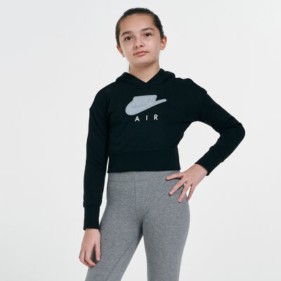 Nike Kids' Air Sportswear Hoodie (Older Kids) Black Nike Kids' Air Sportswear Hoodie (Older Kids) Black
