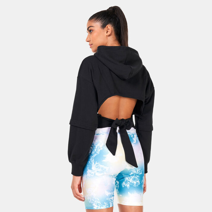 PUMA Women's Crystal Galaxy Hoodie Black PUMA Women's Crystal Galaxy Hoodie Black image number 1