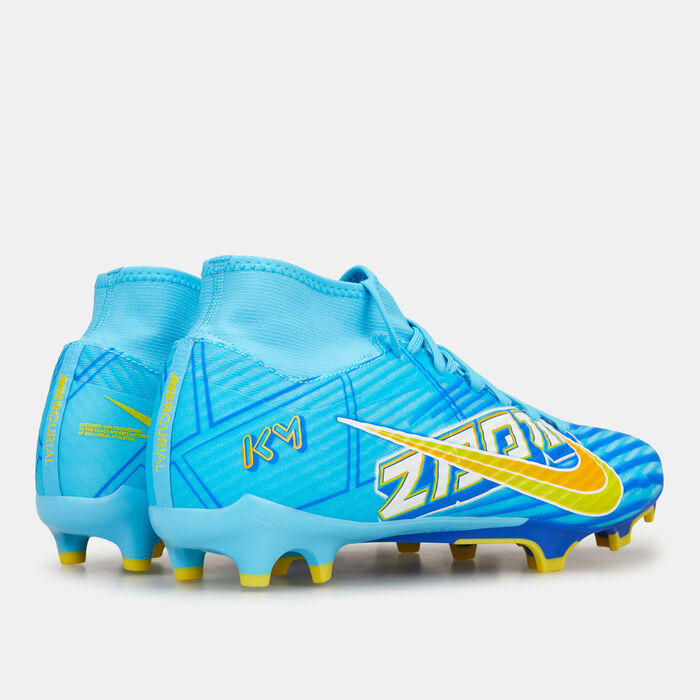 Nike Men's Kylian Mbappé x Zoom Mercurial Superfly 9 Academy Firm Ground Multi Ground Shoe Blue image number 2
