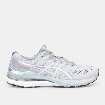 ASICS Men's GEL-KAYANO 28 PLATINUM Shoe Grey