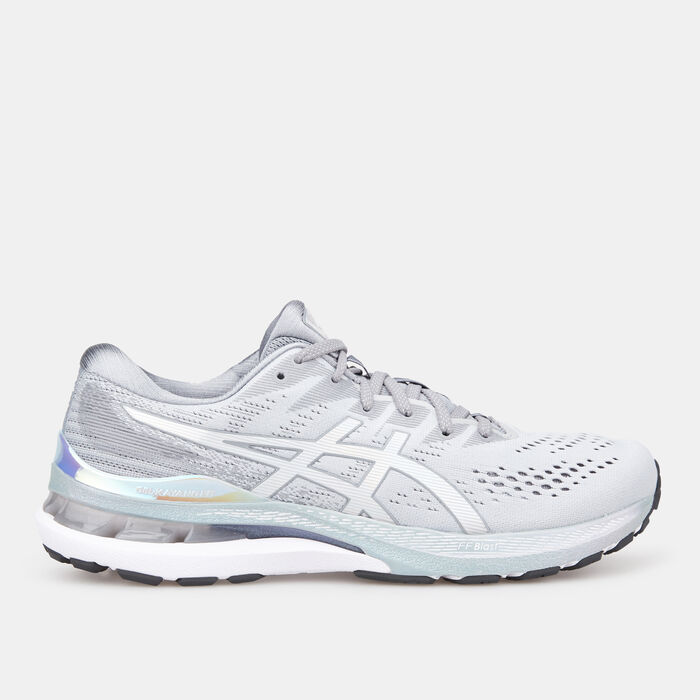 ASICS Men's GEL-KAYANO 28 PLATINUM Shoe Grey image number 0