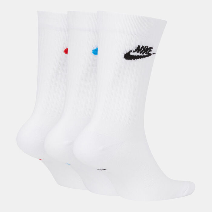Nike Sportswear Everyday Essential Crew Socks (3 Pack) Multi Nike Sportswear Everyday Essential Crew Socks (3 Pack) Multi image number 1