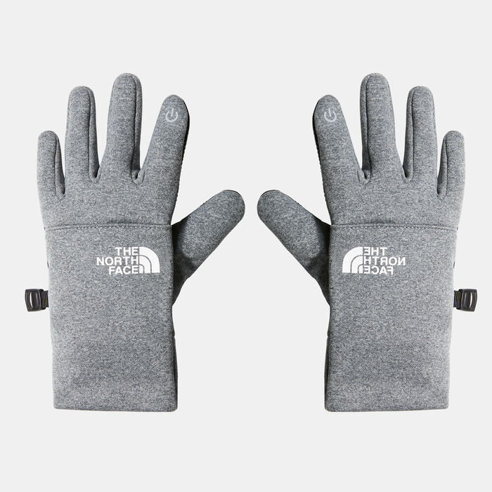 The North Face Kids' Recycled Etip Gloves Grey The North Face Kids' Recycled Etip Gloves Grey image number 0