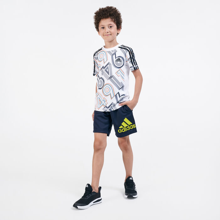 adidas Kids' AEROREADY Bold T-Shirt White adidas Kids' AEROREADY Bold T-Shirt White image number 2