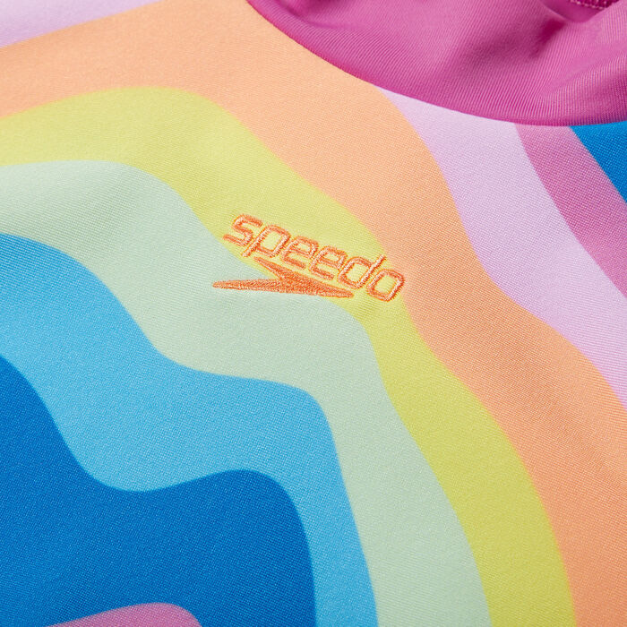 Speedo Kids' Long Sleeve Swimming Rashguard Pink Speedo Kids' Long Sleeve Swimming Rashguard Pink image number 2