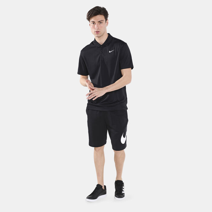 Nike Men's Court Dri-FIT Tennis Polo Shirt Black Nike Men's Court Dri-FIT Tennis Polo Shirt Black image number 2