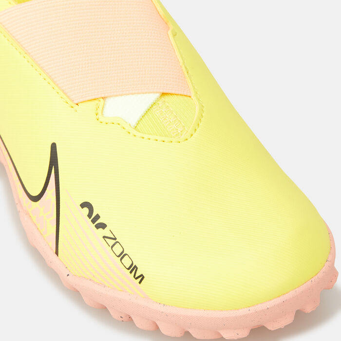 Nike Kids' Mercurial Vapor 15 Academy Turf Football Shoes (Younger and Older Kids) yellow image number 4