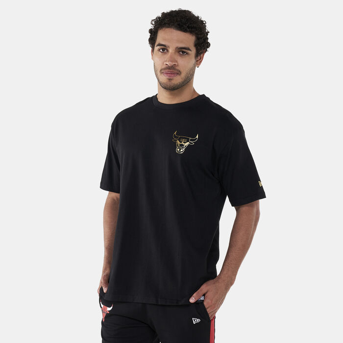 New Era Men's NBA Chicago Bulls T-Shirt Black New Era Men's NBA Chicago Bulls T-Shirt Black image number 0