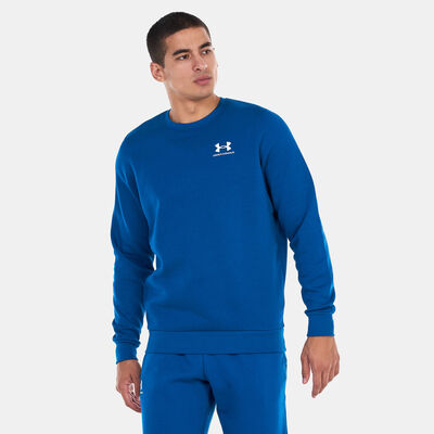 Under Armour Men's UA Essential Fleece Sweatshirt Blue Under Armour Men's UA Essential Fleece Sweatshirt Blue