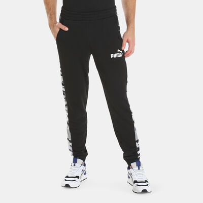 PUMA Men's Essentials+ Camo Sweatpants Black