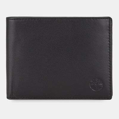Timberland Men's Bifold Coin Pocket Wallet Black Timberland Men's Bifold Coin Pocket Wallet Black