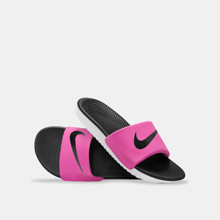 Nike Kids' Kawa Slides Pink image number 0