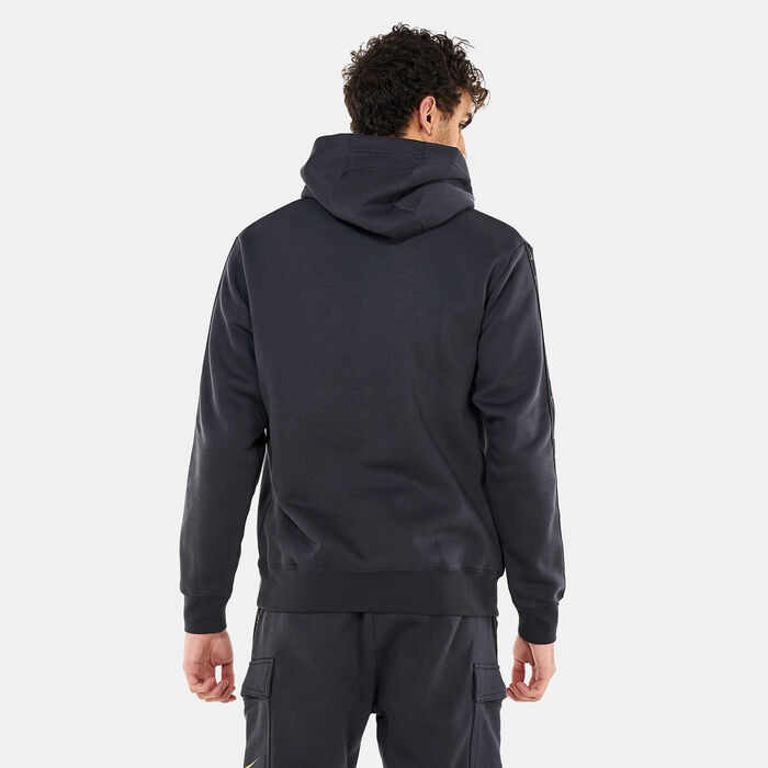 Nike Men's Sportswear Repeat Pullover Fleece Hoodie Grey Nike Men's Sportswear Repeat Pullover Fleece Hoodie Grey image number 1