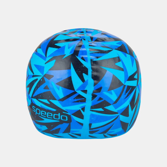 Speedo Kids' Boom Silicone Swimming Cap Multi Speedo Kids' Boom Silicone Swimming Cap Multi image number 1